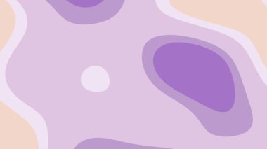Soyut pastel mor ve bej şekiller moda baskıları, sosyal medya grafikleri ve web sitesi tasarımları için uygun modern bir arkaplan oluşturur..