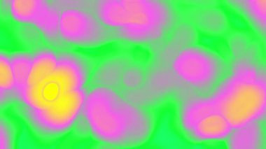 Pembe, sarı ve yeşil kıvrımlı renkleri tasvir eden soyut sanat. Özgeçmiş, baskılar, posterler ve canlı bir hissi olan dijital tasarımlar için ideal..