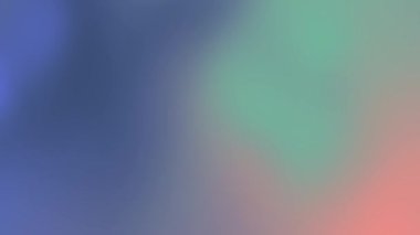 Arkaplan, web tasarımı, kaplamalar ve dijital sanat projeleri için uygun mavi yeşil ve mercan renklerinin bulanık gradyanı.