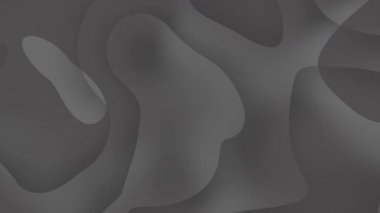 Kavisli şekilli gri soyut bir arka plan. Modern tasarım projeleri, sunumlar, web arkaplanları ve dijital sanat eserleri için uygundur.