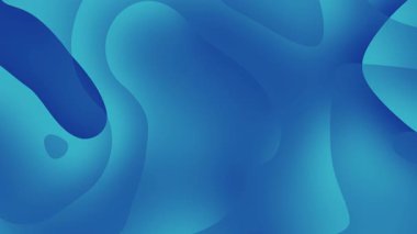 Üst üste binen şekilli soyut mavi arkaplan. Modern teknoloji veya bilim sunumları, web tasarımı veya dijital sanat projeleri için uygundur.