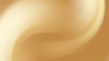 Pürüzsüz altın rengi bulanık arkaplan ve akışkan şekiller. Lüks markalaşma, reklamlar, sosyal medya paylaşımları ve dijital tasarımlar için elverişli.