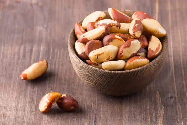 Brazil Nuts Bowl Royalty Free Stock Images