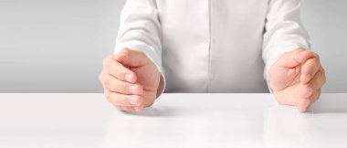 Open palm  hand skin focus finger giving hope