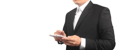 Tableti tutan eller bilgisayar aygıtına dokunsun