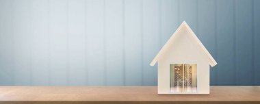 Ev Modeli uzayı. Home Eco ve Emlak kavramı