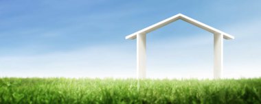 Ev Modeli uzayı. Home Eco ve Emlak kavramı