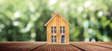 Ev Modeli uzayı. Home Eco ve Emlak kavramı