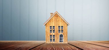 Ev Modeli uzayı. Home Eco ve Emlak kavramı