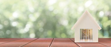 Ev Modeli uzayı. Home Eco ve Emlak kavramı