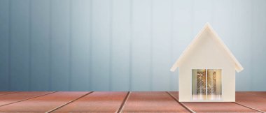 Ev Modeli uzayı. Home Eco ve Emlak kavramı