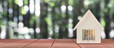 Ev Modeli uzayı. Home Eco ve Emlak kavramı