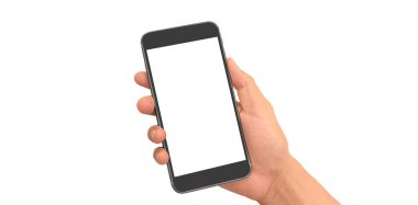 El ele tutuşan akıllı telefon aygıtı ve ekrana dokunma