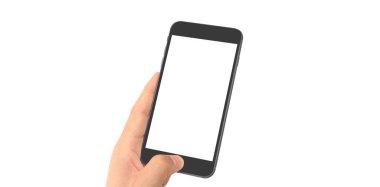 El ele tutuşan akıllı telefon aygıtı ve ekrana dokunma