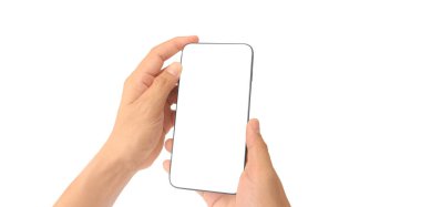 El ele tutuşan akıllı telefon aygıtı ve ekrana dokunma