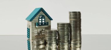 Finansal büyüme gayrimenkul yatırımları kentsel kavramların görsel yansıtıcı yüzeysel ekonomik kavramları göstermesini öngörüyor