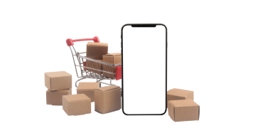 Mobil alışveriş vurgu dağıtım süreçleri ve müşteri kolaylığı ile e-ticaretin yükselişini araştırın.