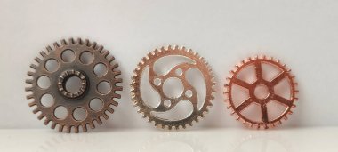 Mekanik vitesler endüstriyel ayarlama yakın çekim fotoğrafçılık arka plan sanatsal perspektif kavramı