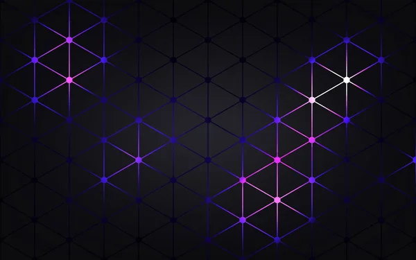 六边形抽象技术背景 电光六边形背景 矢量说明 — 图库矢量图片