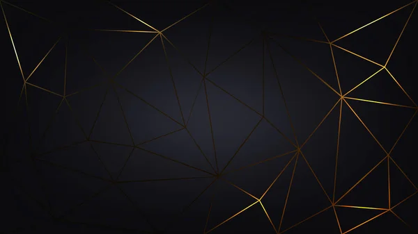 多角形抽象技術の背景 電気発光多角形の背景 ベクターイラスト — ストックベクタ