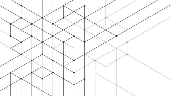 Fondo Abstracto Que Consiste Conjunto Celdas Hexagonales Innovación Moderna Tecnología — Archivo Imágenes Vectoriales