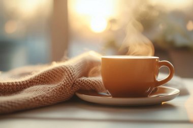 Sıcak Battaniyeli Samimi Kahve Anları