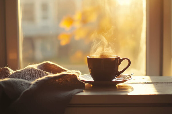 Cozy Coffee Moments with Warm Blankets