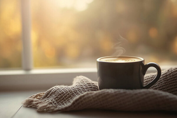 Cozy Coffee Moments with Warm Blankets