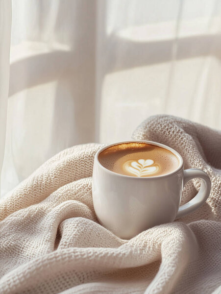 Cozy Coffee Moments with Warm Blankets