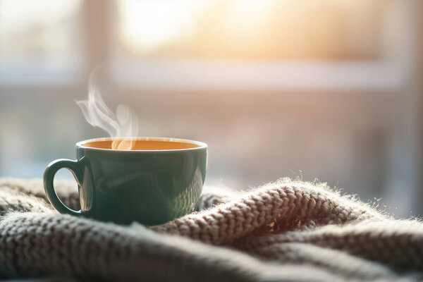 Cozy Coffee Moments with Warm Blankets