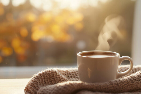 Cozy Coffee Moments with Warm Blankets