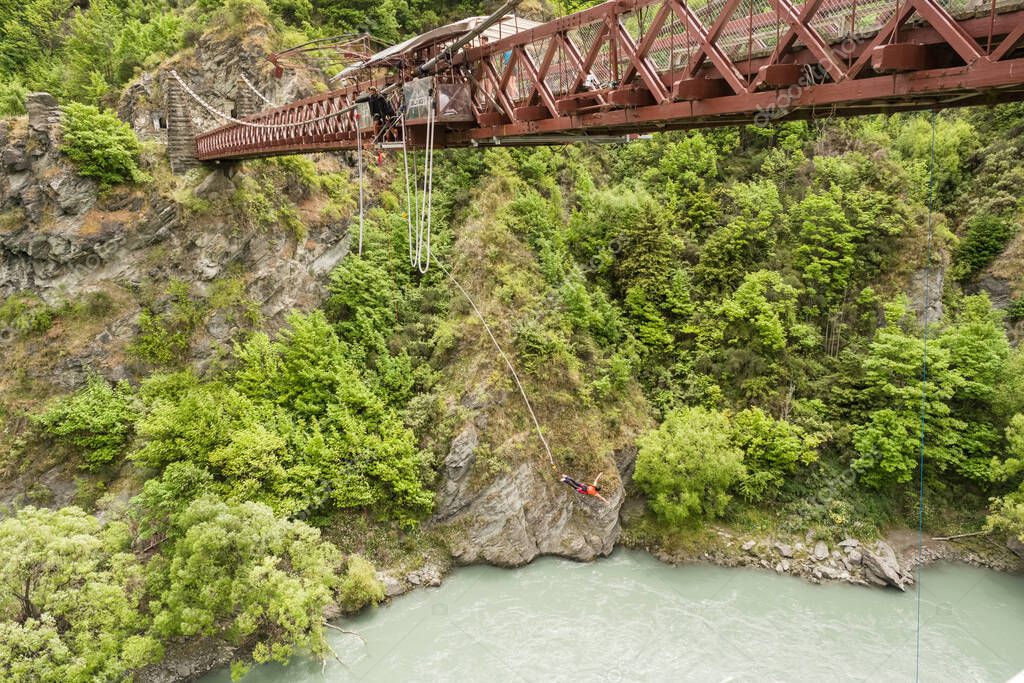 Kawarau Bridge, Queenstown, New Zealand 20th December 2022 A bungy