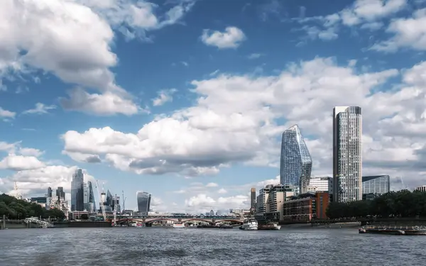 Блэкфрайарс Лондон Англия Июля 2023 Года Горизонт Лондона Глядящий Восток — стоковое фото
