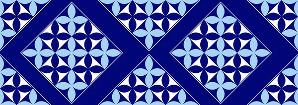 Africa Ethnic Pattern Simple Curve Tile Pattern Geometric Shape Textile — Stock Vector