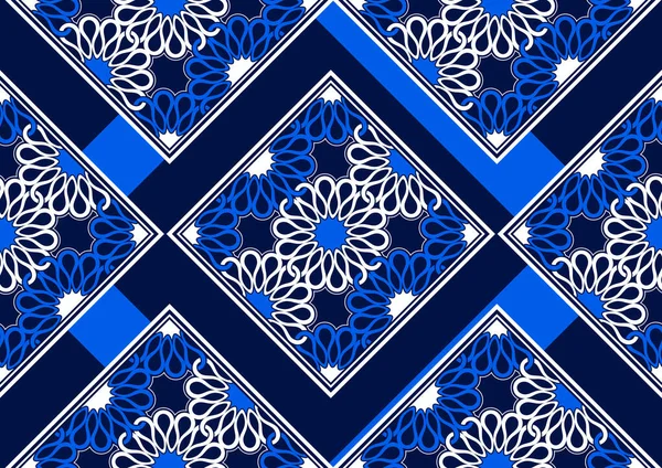 Abstrakt Afrikansk Mönster Bakgrund Cirkel Och Linje Textilkonst Stam Abstrakt — Stock vektor
