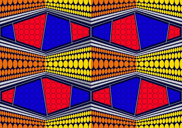 Polka Prickar Design Abstrakt Afrikansk Mönster Bakgrund Textilkonst Stam Abstrakt — Stock vektor