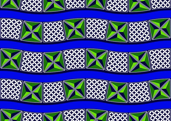 Abstrakcyjny Afrykański Wzór Tła Gemotryczna Sztuka Tekstylna Plemienne Abstrakcyjne Ręcznie — Wektor stockowy