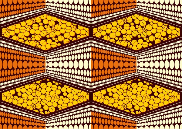 Polka Dots Ontwerp Abstracte Afrikaanse Patroon Achtergrond Textiel Kunst Tribal — Stockvector