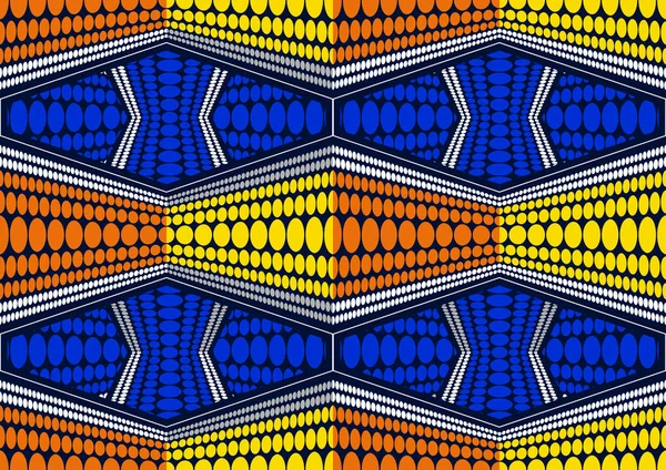 采购产品圆点设计 抽象的非洲图案背景 纺织品艺术 部落抽象手绘 夏装面料印花 — 图库矢量图片