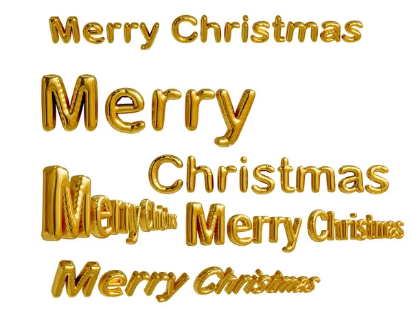2023 Realisztikus Arany Fólia Léggömbök Boldog Karácsonyt Boldog Évet Üdvözlőlapot — Stock Fotó