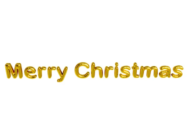 Boldog Karácsonyt Realisztikus Arany Fólia Léggömbök Boldog Karácsonyt Boldog Évet — Stock Fotó