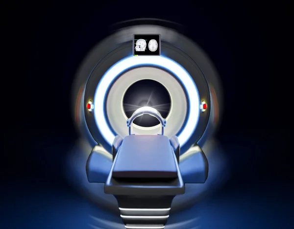 Fronr View Mri Scanner Magnetic Resonance Imaging Device Hospital Rendering — Stock Photo, Image