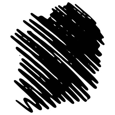 Kalem Vuruşları ve El Boyutları ve Beyaz Arkaplanda Şekiller Siyah Çizilmiştir.