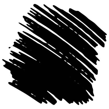 Kalem Vuruşları ve El Boyutları ve Beyaz Arkaplanda Şekiller Siyah Çizilmiştir.