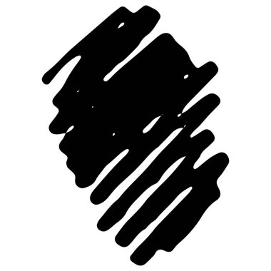 Kalem Vuruşları ve El Boyutları ve Beyaz Arkaplanda Şekiller Siyah Çizilmiştir.