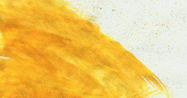 Açık beyaz arkaplanda parlak sarı boya sıçraması, poster ya da dijital sanat eserleri gibi tasarım projelerini geliştirmek için ideal. Kalın odak noktası metin veya grafik elementlere enerjik dokunuş ekler.