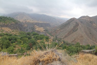 Bereketli yeşil ağaçların arasından kıvrılan kristal berraklığında bir nehrin bulunduğu nefes kesici bir dağ vadisi. Karla kaplı tepelere kurulmuş. Çarpıcı manzaralı seyahat promosyonları için ideal..