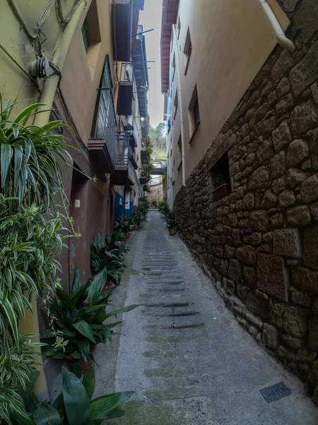 Beautiful View Narrow Street Narrow Street Old Village Kotor Montenegro — Stock Photo, Image