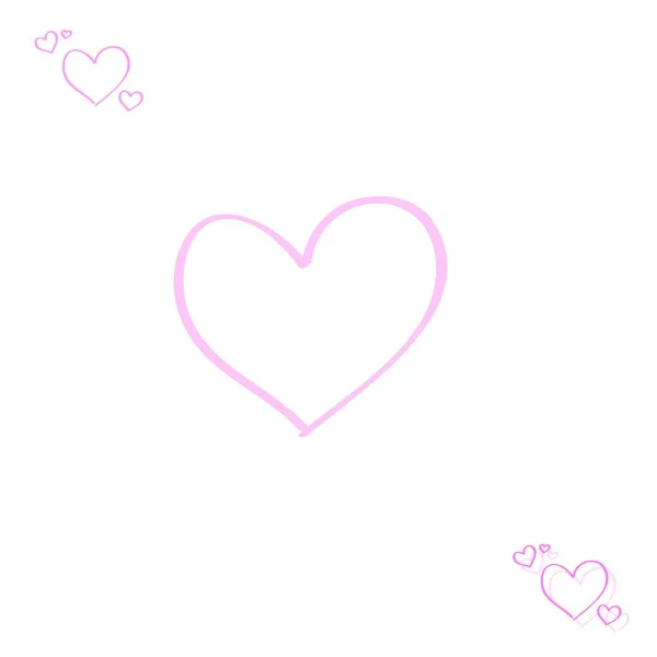 Υφή Θαμπάδα Καρδιές Ροζ Μωβ — Φωτογραφία Αρχείου