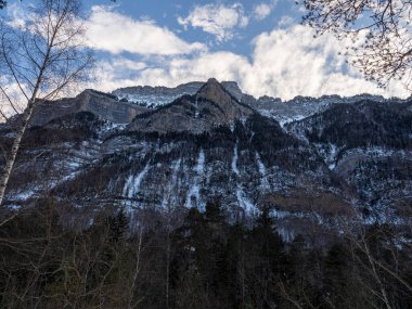 Dağların güzel manzarası